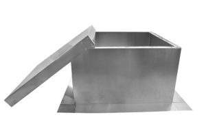 Roof Curb 12 inches tall for 18 inch Diameter Vents or Fan - with Roof Curb Cap