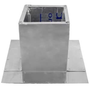 Roof Curb with Insulation (Inside Throat Diameter: 5” Outside Length & Width: 6” Height: 8”) | Model RC-3-H8-Ins
