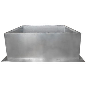 18 inch Tall Insulated Roof Curb for 48 inch Diameter Vents or Fans | RC-48-H18-Ins