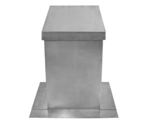 Roof Curb 12 inches tall for 5 inch Diameter Vents or Fan with Roof Curb Cap