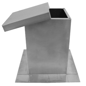 12 inch tall prefabricated roof curb with cap