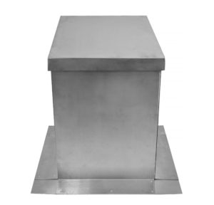 Roof Curb 12 inches tall for 6 inch Diameter Vents or Fans with Roof Curb Cap