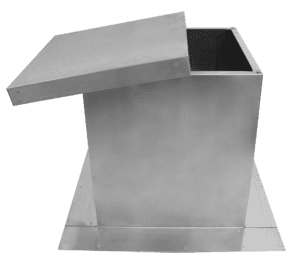 12 inch tall prefabricated roof curb fits 8 inch vent