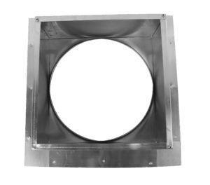 6 inch Tall Roof Curb for 8 inch Diameter Vents or Fans | Model RC-8-H6 - Top View