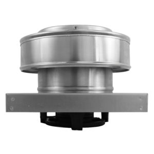 6 inch Exhaust Fan with Curb Mount Flange | RBF-6-C2-CMF - Side View