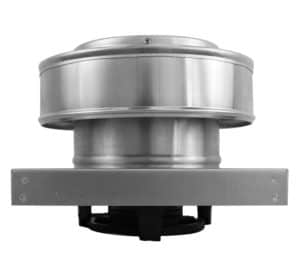 6 inch Exhaust Fan with Curb Mount Flange | RBF-6-C2-CMF - Side View