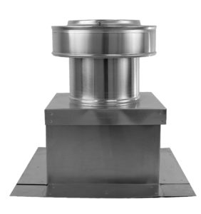 6 inch Exhaust Fan with Curb Mount Flange | RBF-6-C4-CMF - Installed