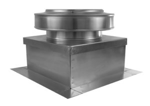 10 inch Roof Vent | Static Roof Vent with Curb Mount Flange - RBV-10-C2-CMF - installed