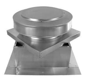 10 inch Roof Vent | Static Roof Vent with Curb Mount Flange - RBV-10-C2-CMF