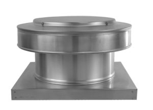 10 inch Roof Vent | Static Roof Vent with Curb Mount Flange - RBV-10-C4-CMF