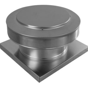 10 inch Roof Vent | Static Roof Vent with Curb Mount Flange - RBV-10-C4-CMF