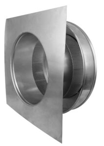 10 inch Roof Vent with 4 inch Collar - Round Back Static Roof Vent | Model RBV-10-C4