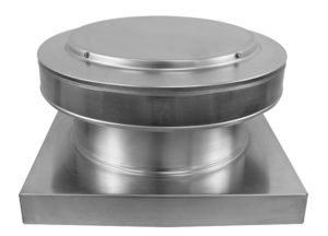 12 inch Static Roof Vent with Curb Mount Flange - RBV-12-C4-CMF