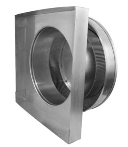 12 inch Static Roof Vent with Curb Mount Flange - RBV-12-C4-CMF