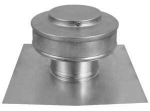 3 inch Roof Vent with 2 inch Collar | Round Back Static Roof Vent | RBV-3-C2