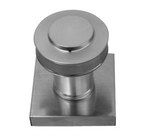 3 inch Roof Vent with Curb Mount Flange | Round Back Static Roof Vent RBV-3-C4-CMF