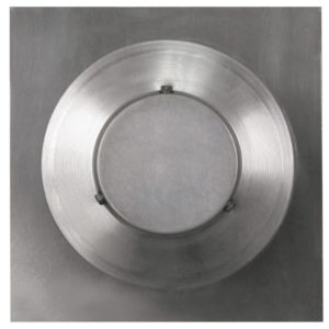 3 inch Roof Vent | Residential Round Back Roof Jack Vent Cap RBV-3-C4-TP Top View