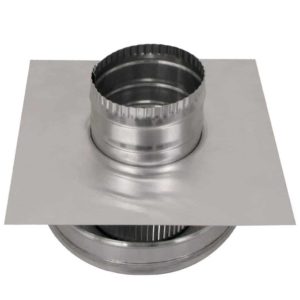 4 inch Roof Vent | Residential Round Back Roof Jack Vent Cap RBV-4-C2-TP Bottom View