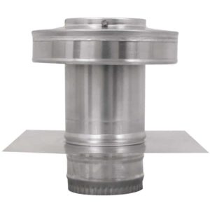 4 inch Roof Vent | Residential Round Back Roof Jack Vent Cap RBV-4-C4-TP