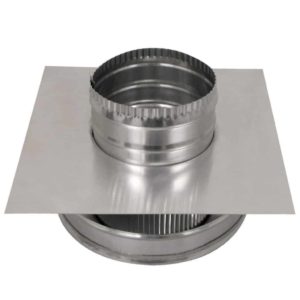 5 inch Roof Vent | Round Back Roof Jack Vent Cap - RBV-5-C2-TP - Bottom View