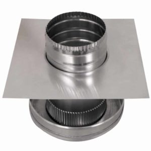 5 inch Roof Vent | Round Back Roof Jack Vent Cap - RBV-5-C4-TP - Bottom