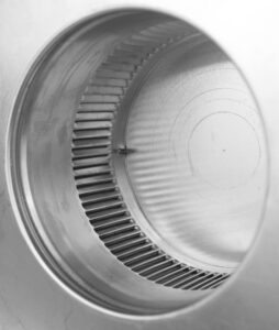 5 inch Roof Vent - Round Back Static Roof Vent - Louvers