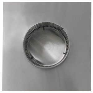 6 inch Roof Vent | Residential Round Back Roof Jack Vent Cap RBV-6-C2-TP - Bottom View