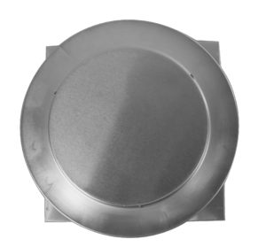 7 inch Roof Vent | Round Back Roof Jack Vent Cap | RBV-7-C2-CMF - top view