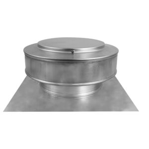 7 inch Roof Vent with 2 inch Collar- Round Back Static Roof Vent - Model RBV-7-C2