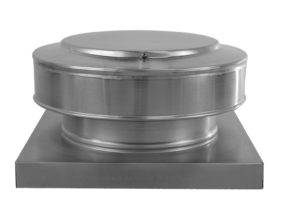 8 inch Roof Vent with Curb Mount Flange | Round Back Static Roof Vent RBV-8-C2-CMF