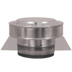 8 inch Roof Vent | Residential Round Back Roof Jack Vent Cap RBV-8-C2-TP