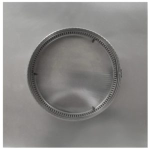 8 inch Roof Vent | Residential Round Back Roof Jack Vent Cap RBV-8-C2-TP Bottom View