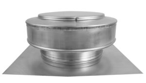 8 inch Roof Vent with 2 inch Collar - Round Back Static Roof Vent | Model RBV-8-C2