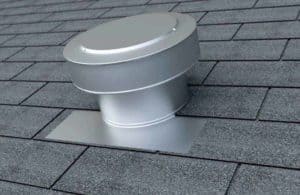 8 inch Roof Vent | Static Roof Vent - RBV-8-C4 installed