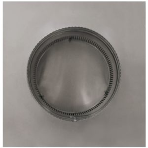 8 inch Roof Vent | Residential Round Back Roof Jack Vent Cap RBV-8-C4-TP Bottom View