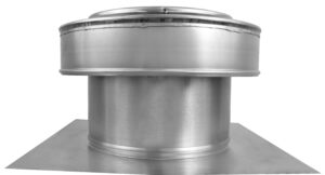 8 inch Roof Vent with 4 inch Collar - Round Back Static Roof Vent | Model RBV-8-C4