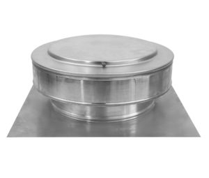 9 inch Roof Vent | Static Roof Vent - RBV-9-C2 low angle