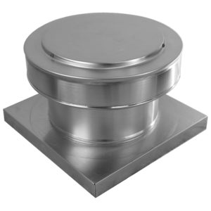 9 inch Roof Vent with Curb Mount Flange | Static Roof Vent - RBV-9-C4-CMF
