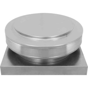 Round Back Static Vent with Curb Mount Flange