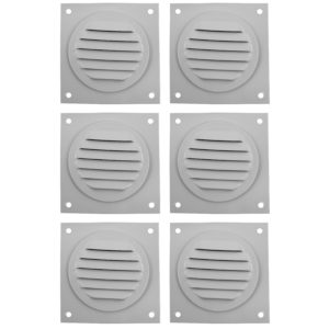 Round Soffit Vent - Mini Louvers pack of 6 - RSV-2-WT(6) - pack of 6 mini louvers