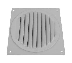 4 inch Diameter Round Soffit Vent - Mini Louver | RSV-4-WT-angle-side