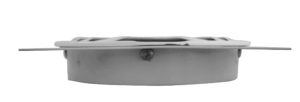 4 inch Diameter Round Soffit Vent - Mini Louver | RSV-4-WT - side
