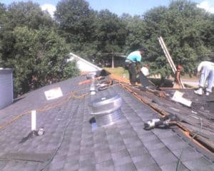Our Aura Roof Vents Being Installed On A Home In Southeast Tennessee