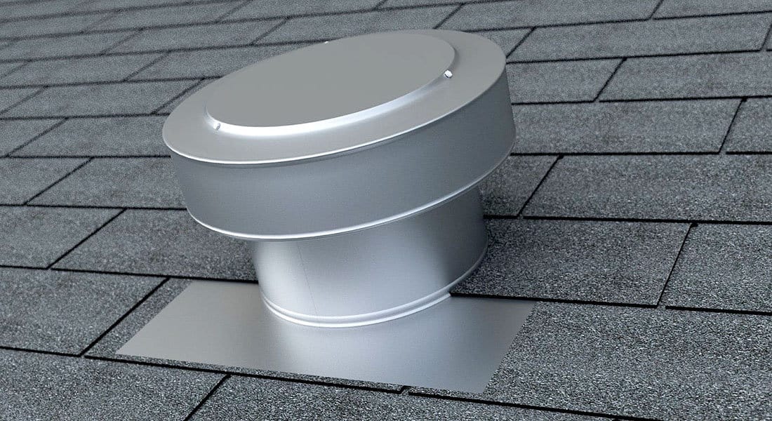 8 inch Roof Vent | Round Back Static Vent RBV-8-C4