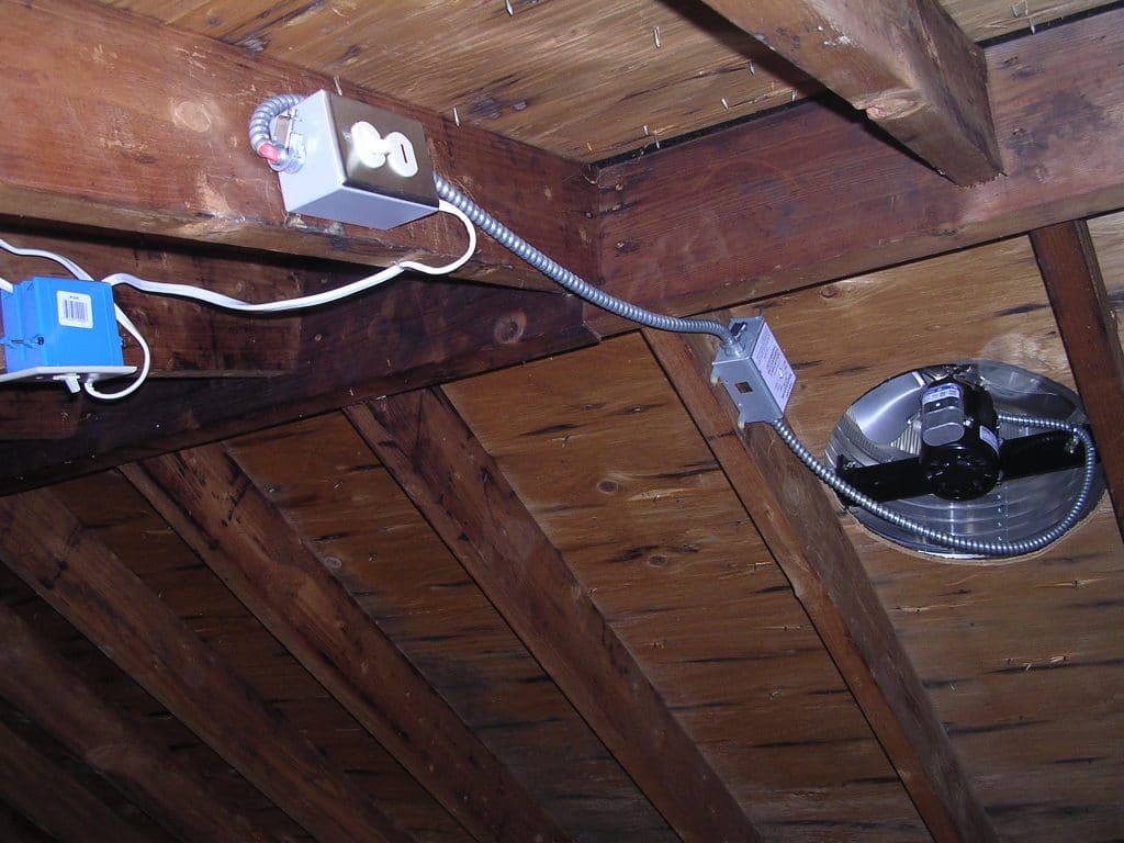 Testimonials - Image Of Attic Fan Submitted From A Customer