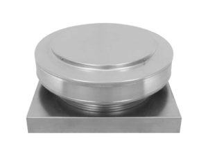 Round Back Static Vent with a Curb Mount Flange